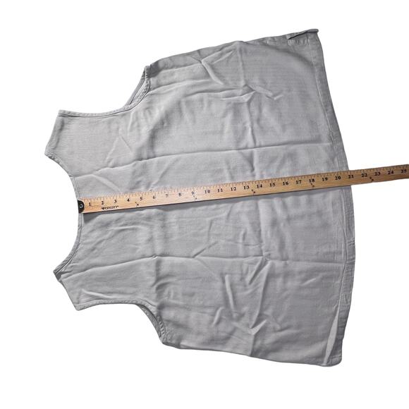 Jaclyn Smith Taupe Beige Sleeveless Summer Tank Top Blouse 1X - Picture 10 of 11